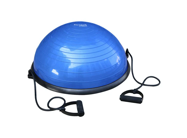 Bosu Ball Inflador y Manillas BLACK