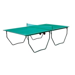 MESA PING-PONG CON RED VERDE