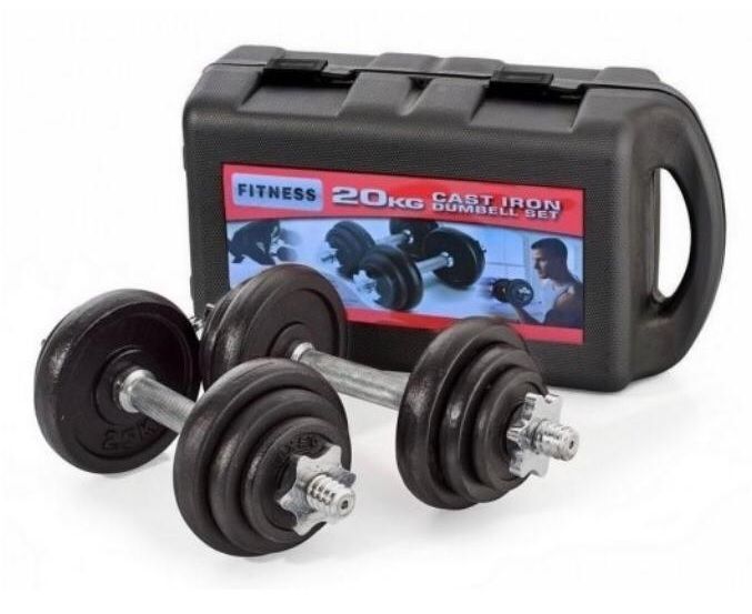 set mancuernas 20kg