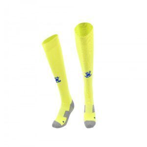 medias juveniles kelme amarillo neon