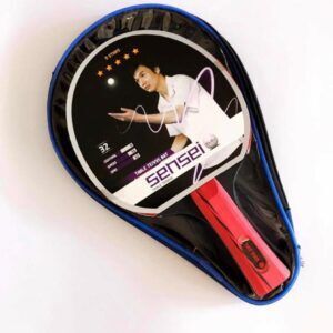 PALETA TENIS MESA CON ESTUCHE SENSEI 5 ESTRELLAS