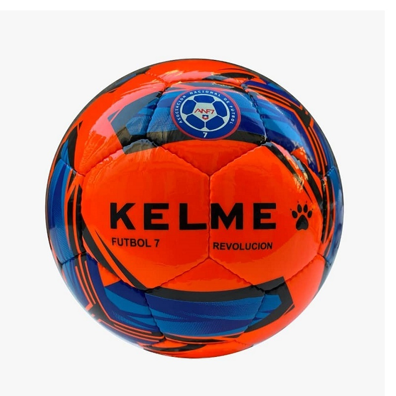 Balón Fútbol 7 Futbolito Kelme Revolución Gold N°5 Cosido a Mano
